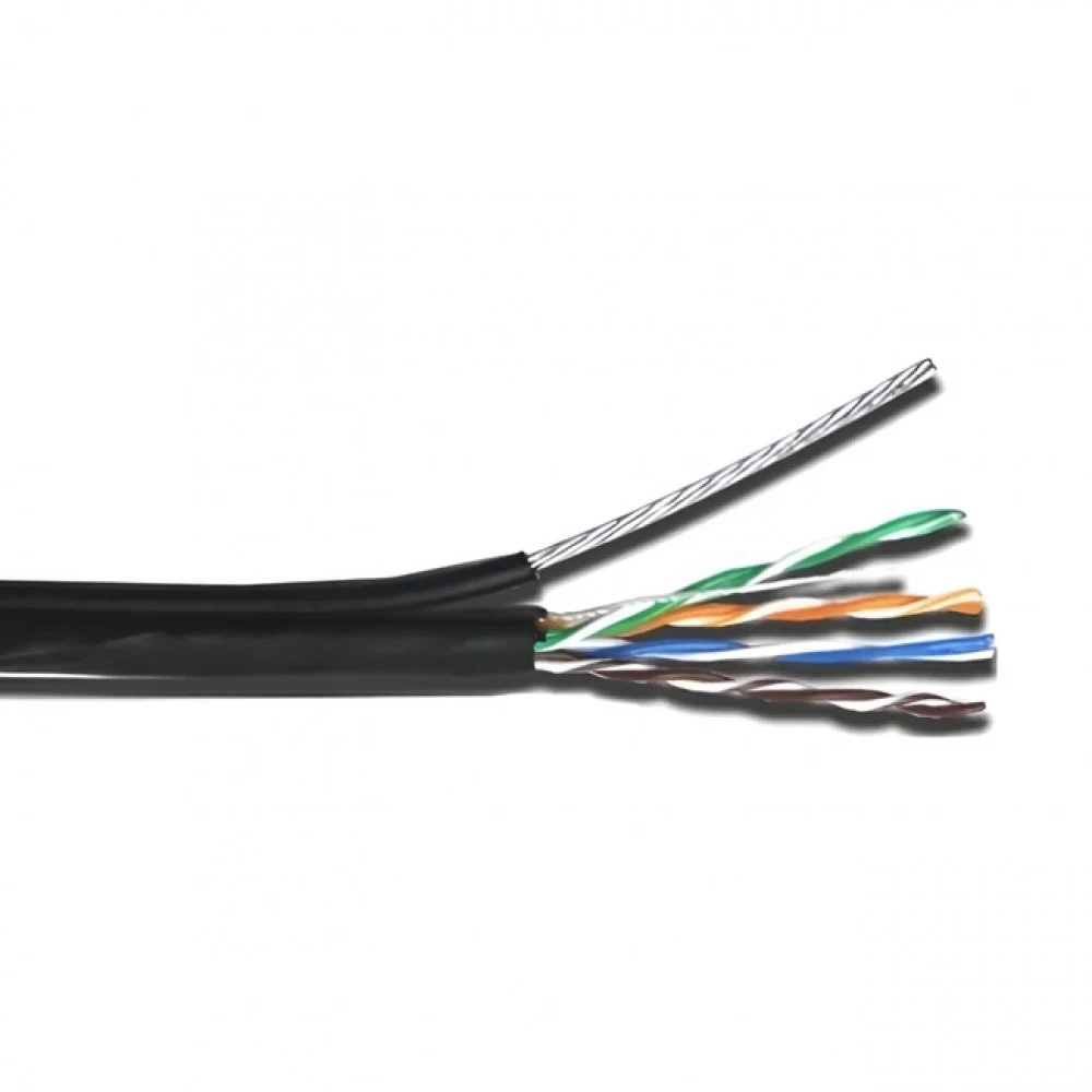 Кабель информационный Lanmaster TWT-5EUTP-UNV кат.5E UTP 4 пары 24AWG LSZH универсальный 305м черный