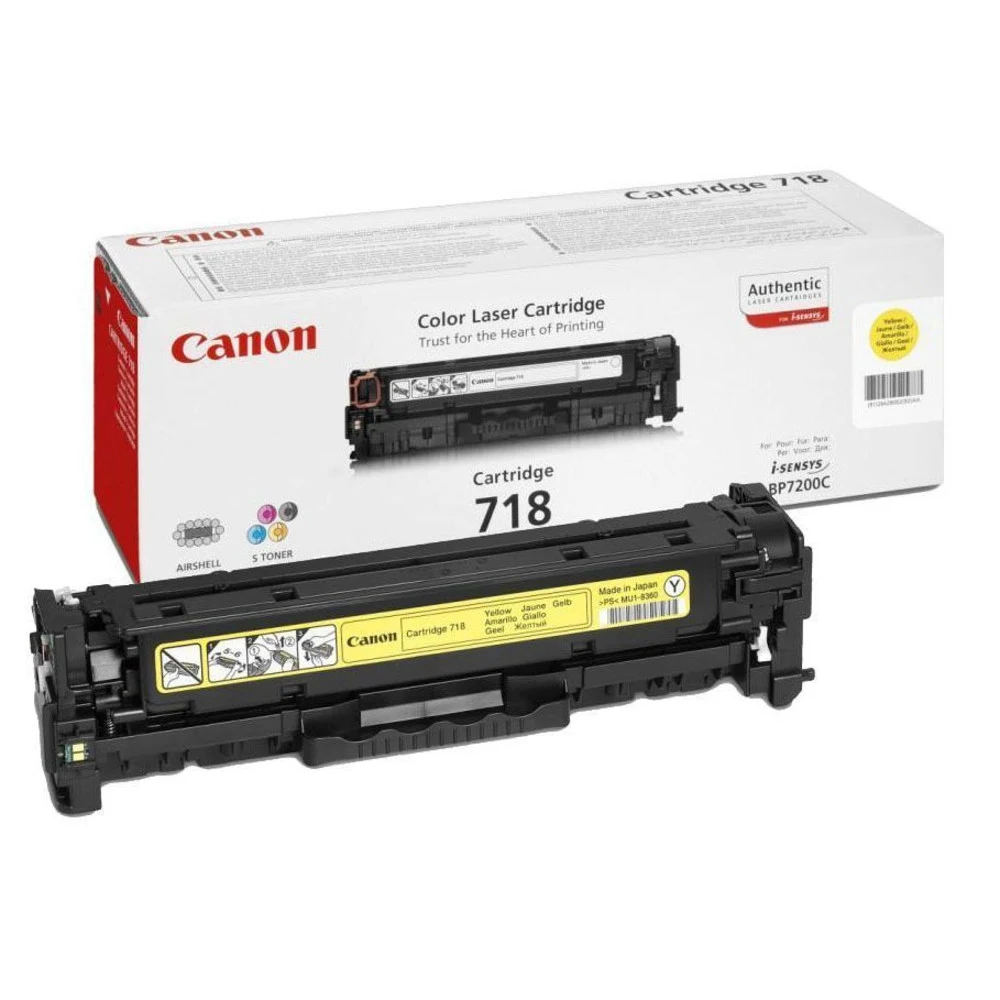 Canon Cartridge 718Y 2659B002 Картридж для Canon LBP7200, MF8330/ 8350, DR-7550C/ 9050 Yellow (29