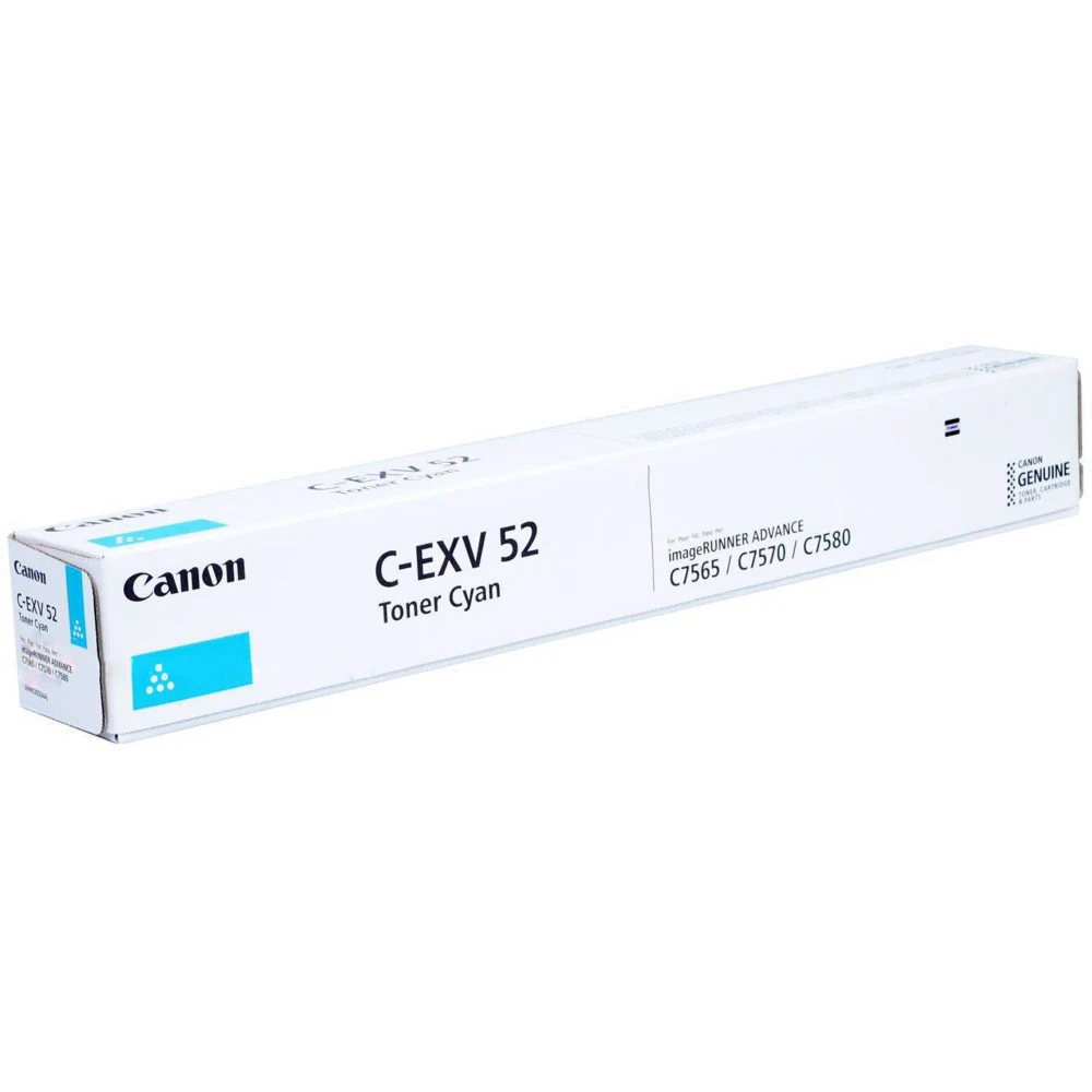 C-EXV52 C (0999C002) Картридж голубой для Canon IR ADV C7565i/ C7570i/ C7580i (66500 стр.)