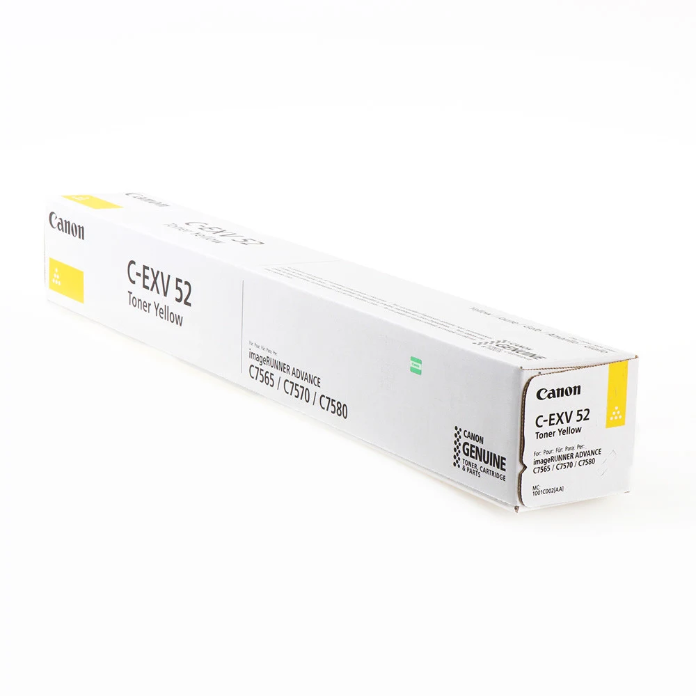 C-EXV52 Y (1001C002) Картридж желтый для Canon IR ADV C7565i/ C7570i/ C7580i (66500 стр.)