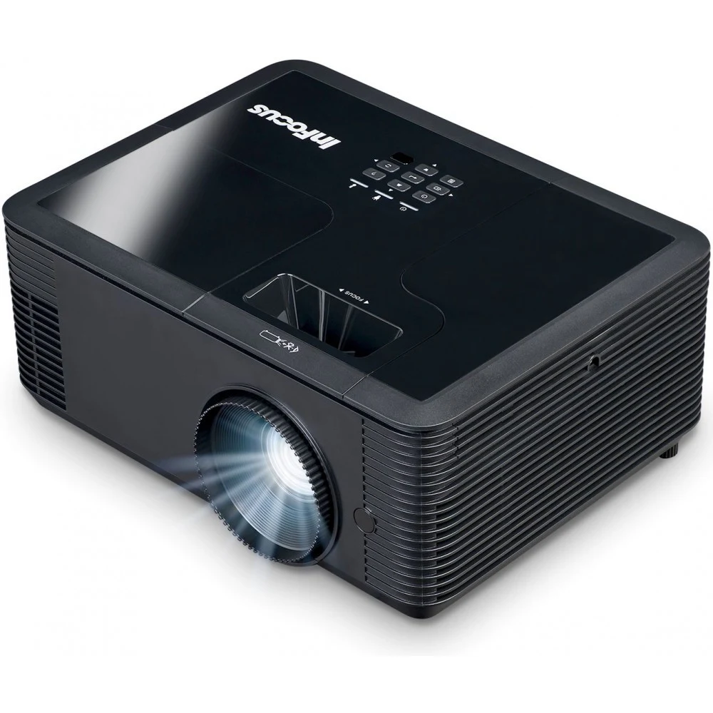 Проектор InFocus [IN2134] DLP, 4500 ANSI Lm, XGA(1024х768), 28500:1, (1.48-1.93:1) 3.5mm in, Composite video, VGAin, HDMI 1.4aх3 (поддержка 3D), USB-A (клав., мышь),лампа 15000ч.(ECO mode), 3.5mm ou