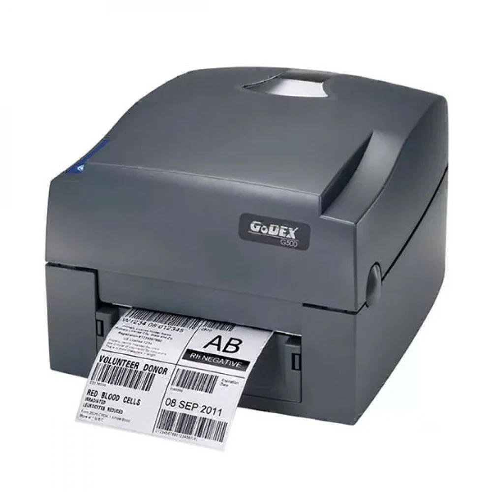 Godex TT G530UES, термо/термотрансферный принтер, 300 dpi, 4 ips, (дюймовая втулка риббона), USB+RS232+Ethernet.