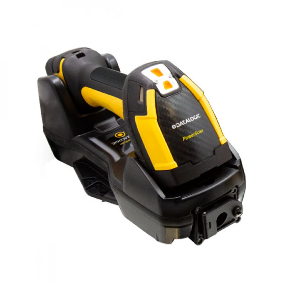 Промышленный сканер штрихкодов Datalogic PowerScan PM9600-SR, USB KIT: Standard Range, 433 MHz (Kit includes Scanner PM9600-SR, cradle BC9630-433, Cable CAB-552, Power Supply 8-0935 and Power Cord 6