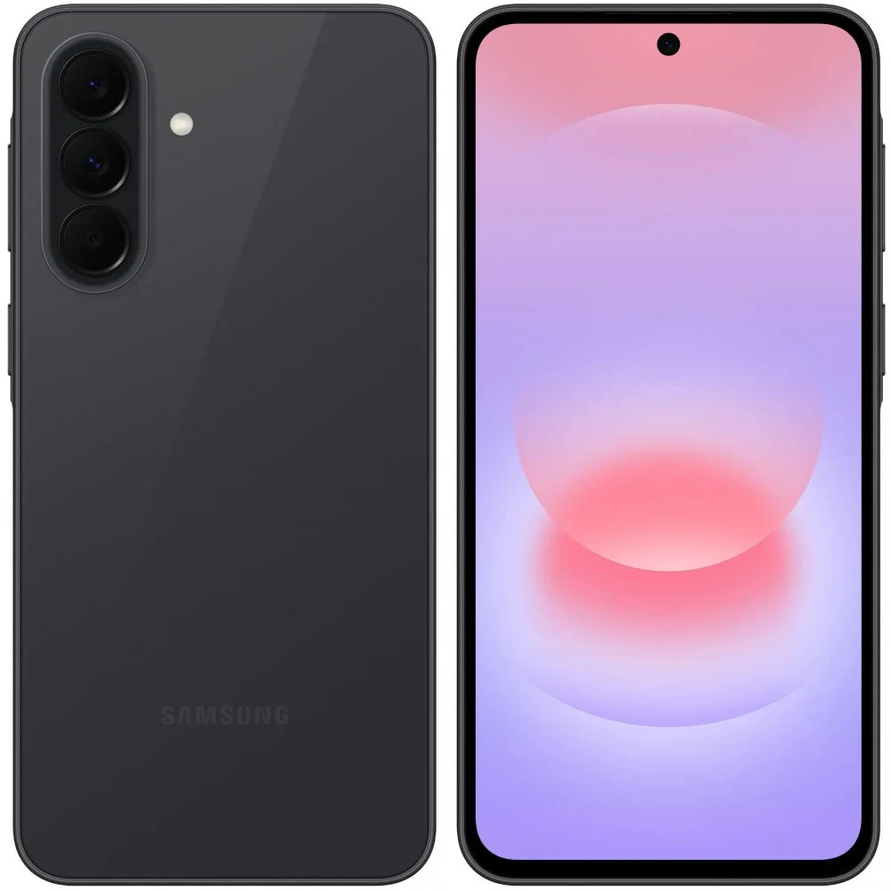 Смартфон Samsung SM-A376E Galaxy A37 5G 128Gb 8Gb черный моноблок 3G 4G 2Sim 6.7" 1080x2340 Android 16 50Mpix 802.11 a/b/g/n/ac/ax NFC GPS GSM900/1800 GSM1900 Protect