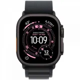 Apple Watch Ultra 3 GPS + Cellular 49mm Black Titanium Case with Black Alpine Loop - Medium,Model A3281