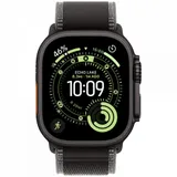 Apple Watch Ultra 3 GPS + Cellular 49mm Black Titanium Case with Black/Charcoal Trail Loop - S/M,Model A3281