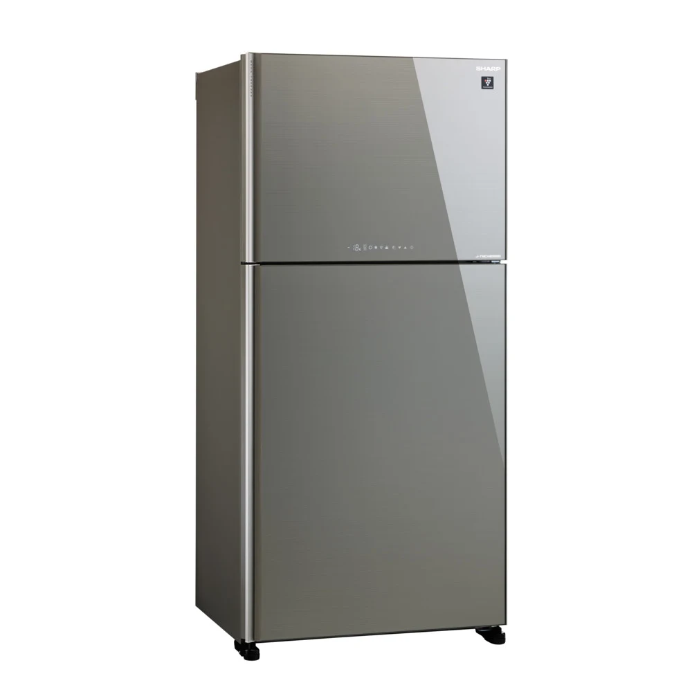Холодильник Sharp/ Холодильник Sharp, отдельностоящий, ВхШхГ 187x86.5x74 см, объем 600 (422+178) л, No Frost, инверторный компрессор, ионизация воздуха, быстрое замораживание, быстрое охлаждение, де