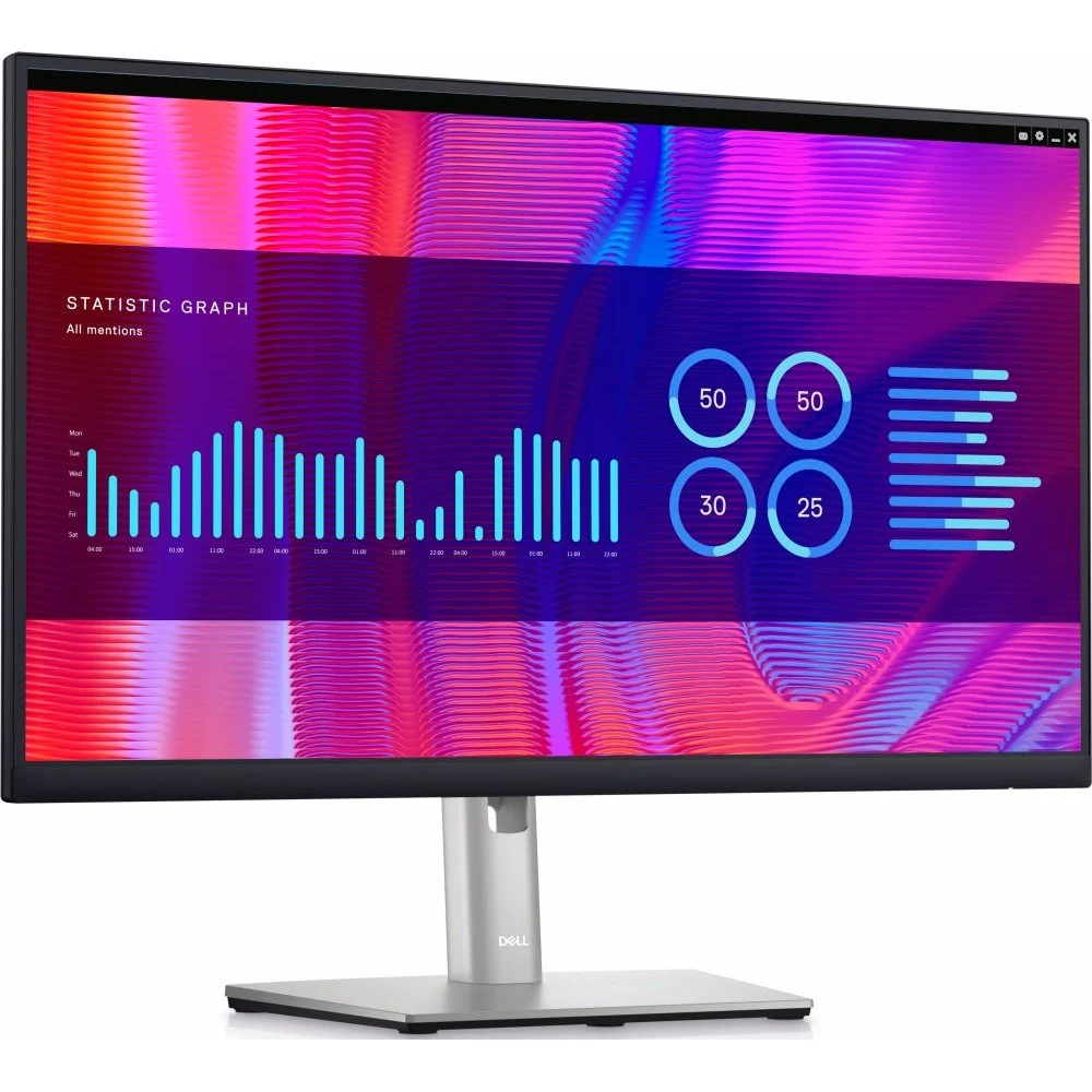 Dell 24" P2423DE LCD BK/BK (IPS 16:10 300cd/m2 1000:1 8ms 2560x1440 178/178 USB-C DP HDMI 4xUSB RJ45 HAS Tilt Pivot)