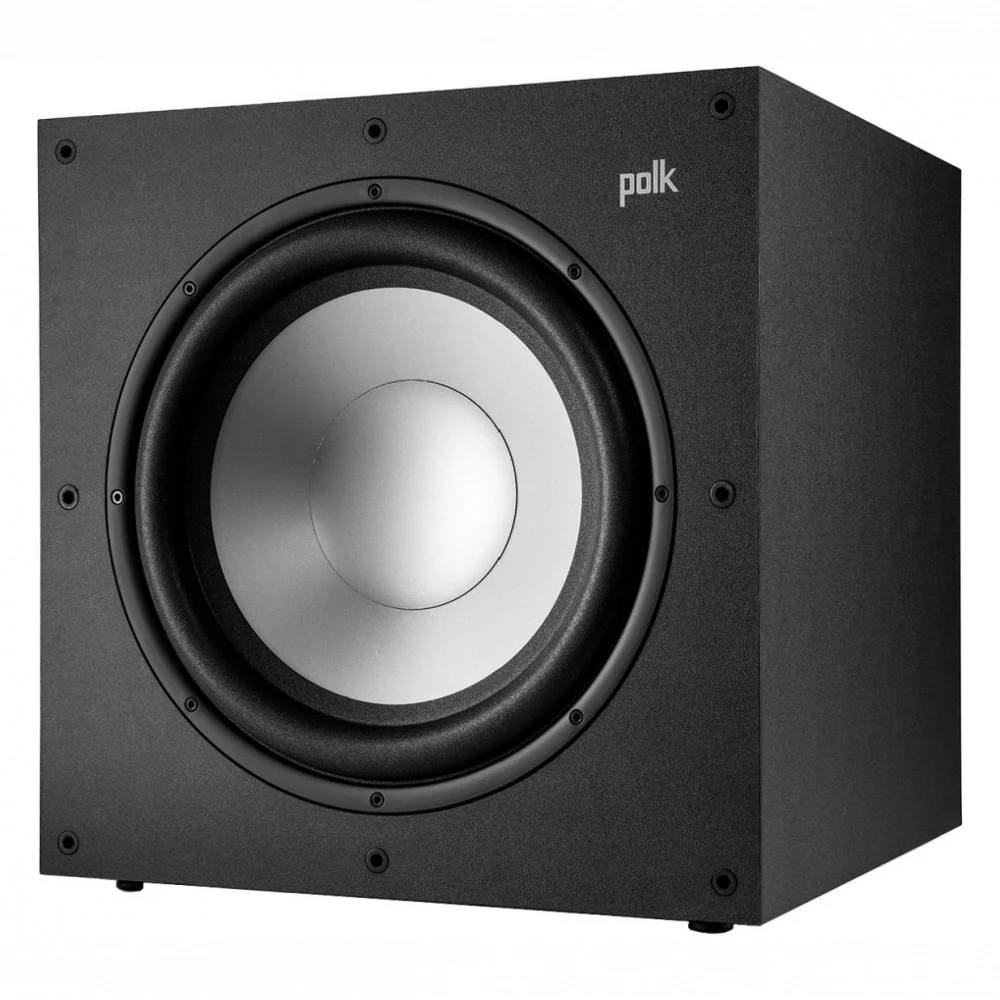 POLK AUDIO Акустическая система MXT12 ЧЕРНЫЙ, 12"активный сабвуфер мощностью 100 Вт, сертификация HI-RES, тип уилителя - класс АВ, частота кроссовера низких частот 80Гц - 160Гц, фазоинвертор, регули