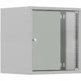 Шкаф коммутационный NTSS Lime (NTSS-WL12U5560GS) настенный 12U 635x600мм пер.дв.стекл несъемн.бок.пан. 30кг серый 520мм 18.2кг 110град. 770мм IP20 сталь