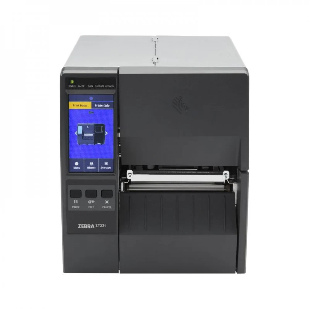 Принтер TT Printer ZT231 4", 203 dpi, Thermal Transfer, Peel with Liner Takeup, EU/UK Cords, USB, Serial, Ethernet, BTLE, USB Host, EZPL
