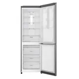 Холодильник LG Electronics/ 190.7x59,5x65.5, холодильная камера 230 л, морозильная камера 79 л, No Frost, нижняя морозильная камера, цвет: графитовый