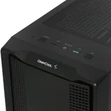 Deepcool CC560 ARGB без БП, боковое окно (закаленное стекло), 3x120мм ARGB LED вентилятор спереди и 1x120мм ARGB LED вентилятор сзади, черный, ATX