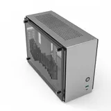 ZALMAN M2 MINI, MITX, ALUMINIUM, SILVER, WINDOWx2, RISER CARD, 2x3.5", 3x2.5", 1xUSB3.0, 1xUSB3.1 TYPE-C, TOP 1x80mm