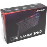 Плата видеозахвата AverMedia Live Gamer Duo GC570D, MPEG-4, 2xHDMI, 2160p60, PCIe x4