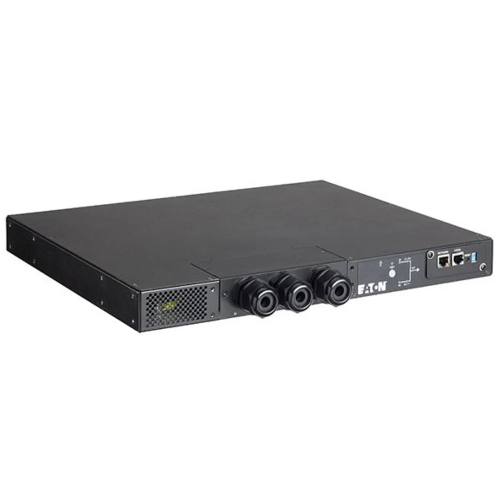 Eaton ATS 30A Netpack automatic input switch, terminal connection, network card, LCD, WxHxW 43x440x390mm, weight 5kg.