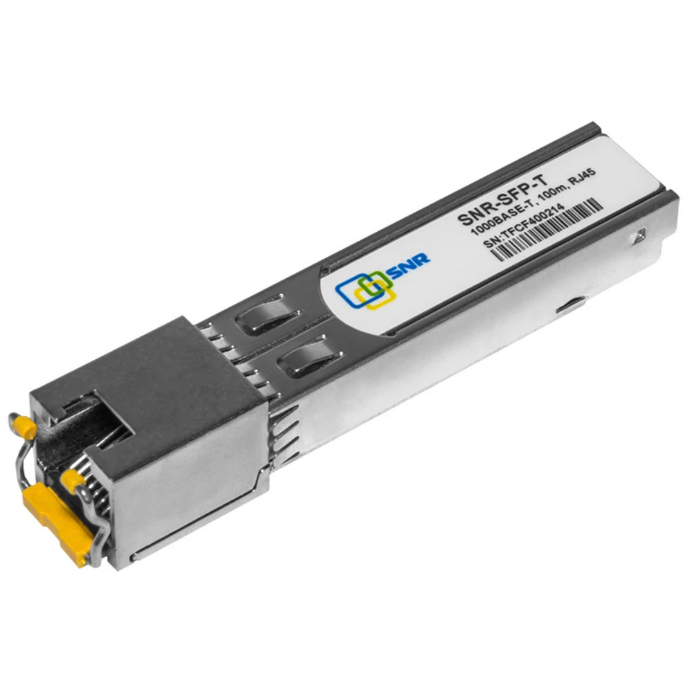 Модуль SNR SFP+ 10G с интерфейсом RJ45, до 30м (SNR-SFP+T)