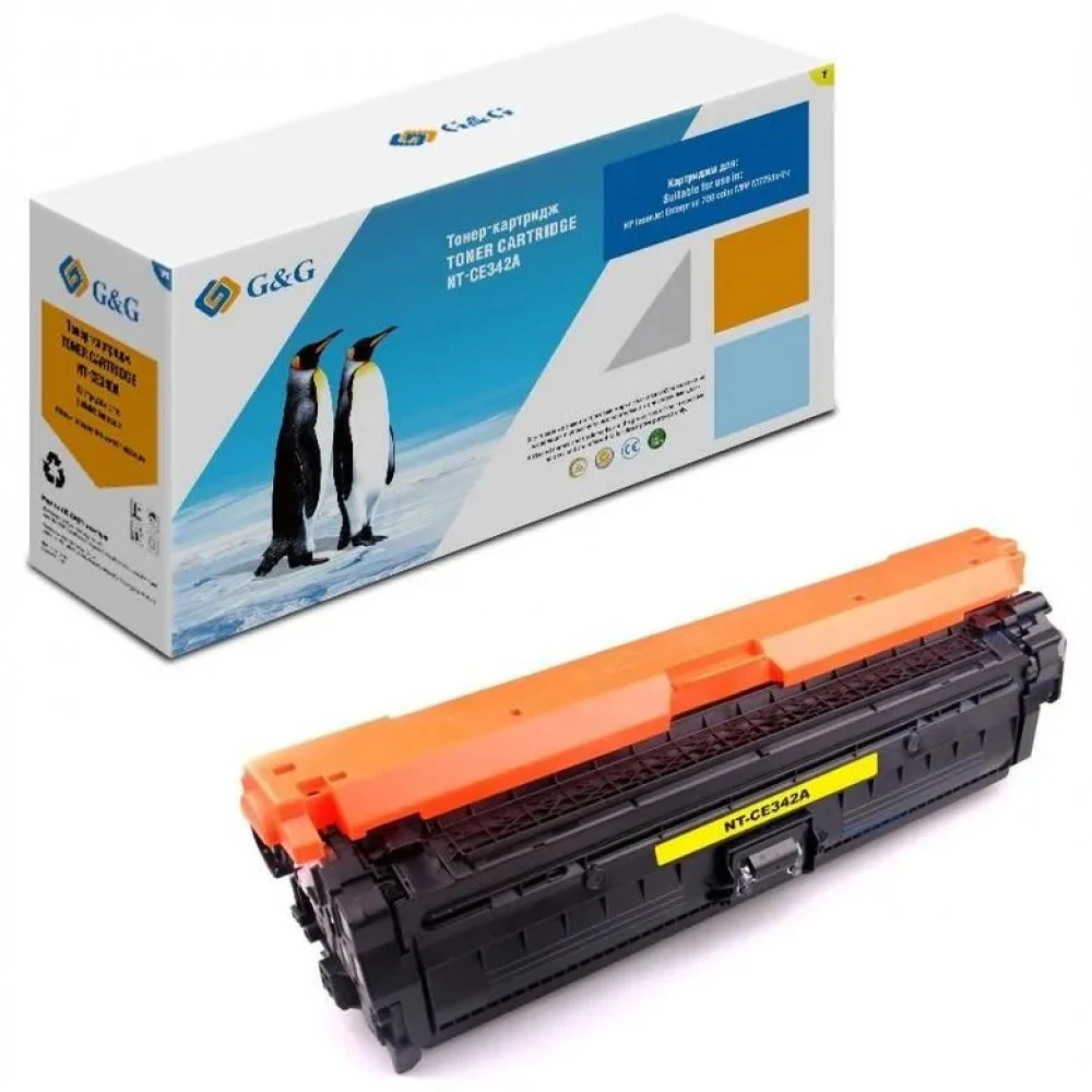 Тонер-картридж G&G GG-CE342A желтый, 15000 стр., для HP Color LaserJet M775