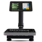 Торговые напольные весы M-ER 333 ACPU-32.5 с расч. стоимости LCD "Индикация: ЖКИ Габариты: 565х345х440 мм Платформа: 300x350 ммМаксимальный вес: 32 кг Минимальный вес: 100 г"