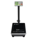 Торговые напольные весы M-ER 335 ACLP-150.20 "TURTLE" с расчетом стоимости товара LCD "Дисплей: ОГРОМНЫЙ LCD Габариты: 720х460х970 мм Платформа: 600x460 ммМаксимальный вес: 150 кг Минимальный вес: 4