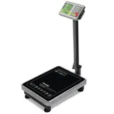 Торговые напольные весы M-ER 335 ACLP-300.50 "TURTLE" с расчетом стоимости товара LCD "Дисплей: ОГРОМНЫЙ LCD Габариты: 720х460х970 мм Платформа: 600x460 ммМаксимальный вес: 300 кг Минимальный вес: 1