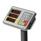 Торговые напольные весы M-ER 335 ACP-150.20 "TURTLE" с расчетом стоимости товара LED "Дисплей: ОГРОМНЫЙ LED Габариты: 620x400x970 мм Платформа: 520x420 ммМаксимальный вес: 150 кг Минимальный вес: 40