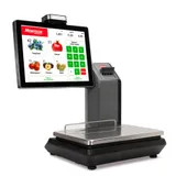 Весы с печатью этикеток M-ER 725 PM-32.5 (VISION-AI 15", USB, Ethernet, Wi-Fi) "Ethernet, USB и Wi-Fi Габариты: 500х485х545 мм Платформа: 265х370 мм Питание: кабель Цвет: ЧерныйМаксимальный вес: 32