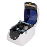Термопринтер самоклеящихся этикеток MERTECH LP58 EVA RS232-USB White Ширина печати: до 56 мм Разрешение печати: 203 DPI Скорость печати: 100 мм/сек Интерфейсы: RS232 и USB Цвет: Белый