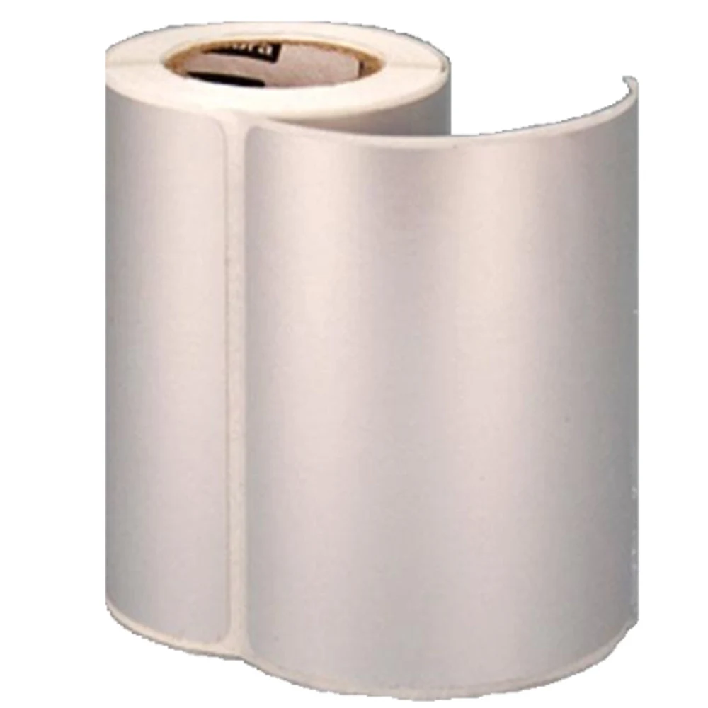 Label, Polyester, 102x51mm, Thermal Transfer, Z-Ultimate 3000T Silver, Permanent Adhesive, 25mm Core (1370 labels per roll)