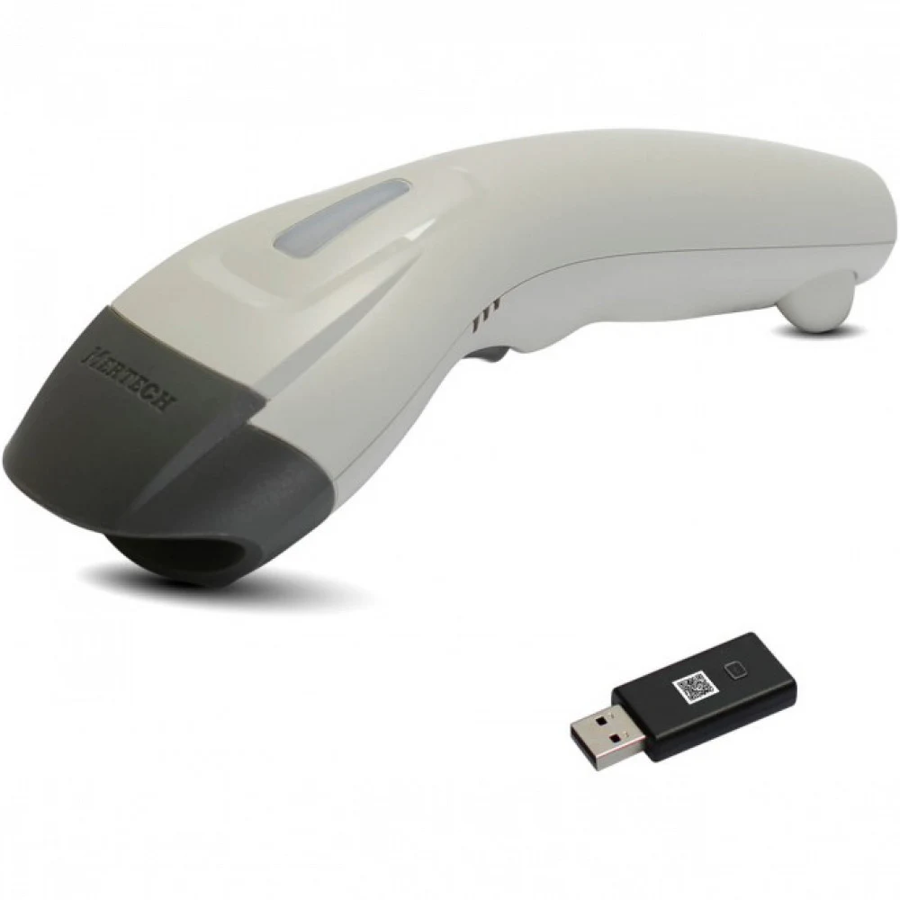 Сканер штрих-кода Mertech CL-610 BLE Dongle 2D беспроводной белый (4834)