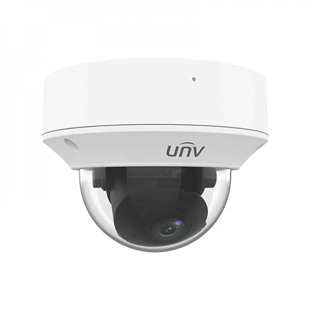Uniview IPC3232SB-ADZK-I0 Видеокамера IP Купольная антивандальная: моториз. объектив 2.7-13.5мм, 2MP, Smart IR 40m, Mic, WDR 120dB, Ultra 265/H.264/MJPEG, Smart функции, LightHunter, Alarm: 1 in/1 o