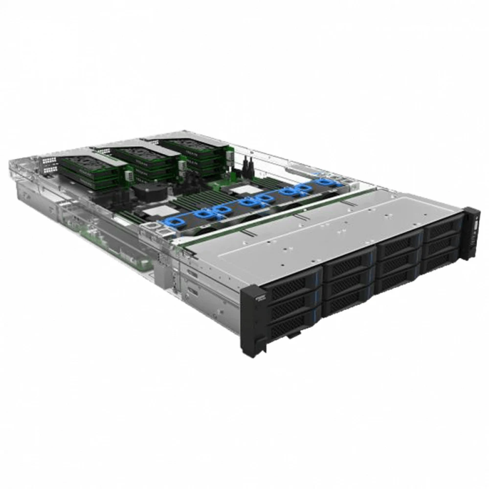 Сервер NF5280M5 12*3.5\2x3206R\6x16Gb\HDD: 2x12Tb\SSD: 2x960Gb\2x10Gb\PM8204-2Gb\Rails\2x800W