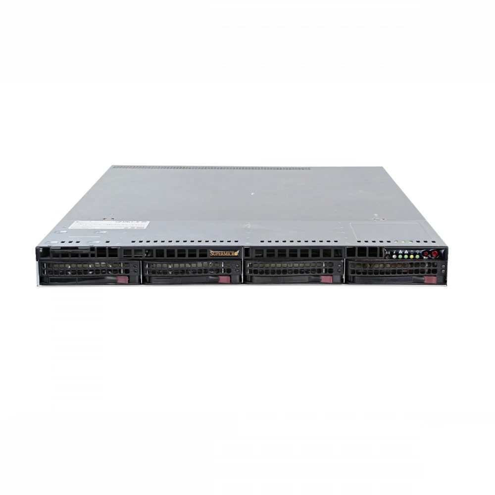 Сервер 1U Rack SYS-510P-WTR/4309Y 8 core 2.8Ghz/32GB/ RAID 0 1 10/2x 10 GBe LAN RJ45/2x500W