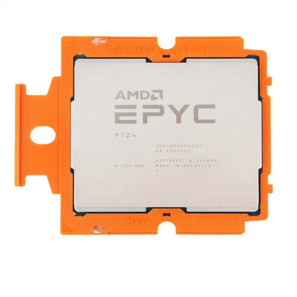 Центральный Процессор AMD EPYC 9124 16 Cores, 32 Threads, 3.0/3.6GHz, 164MB, DDR5-4800, 2S, 200/240W OEM