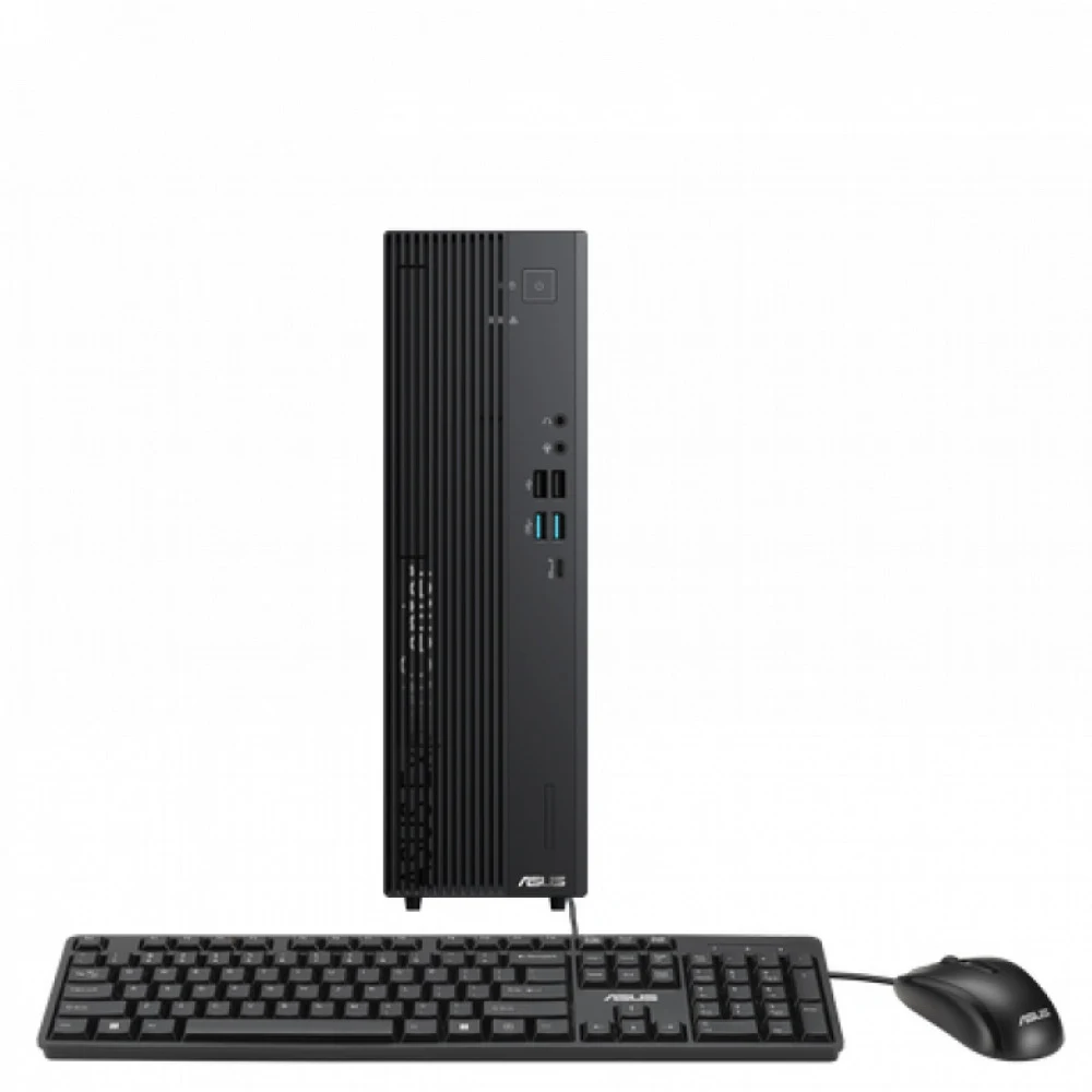 Системный блок ASUS D701SER-3141000050/BLACK/8.6L/I3-14100/8G/256G M.2 PCIE/Wi-Fi6E+BT5.4/dTPM/180W /USB KB M/DOS/1yw