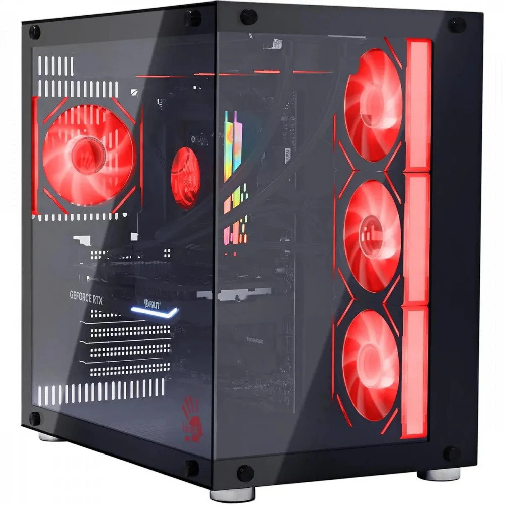 ПК Bloody BD-PC CZ79C3 MT i7 14700KF (3.4) 64Gb SSD1Tb RTX5070Ti 16Gb Windows 11 Home 64 2.5xGbitEth WiFi BT 850W черный (RUS) (2129080)