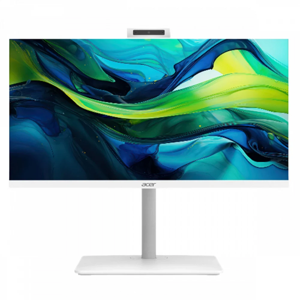Моноблок Acer Aspire C27-1E13U7UNH 27" Full HD i7 1355U (1.7) 16Gb SSD512Gb Iris Xe CR Eshell GbitEth WiFi BT 90W клавиатура мышь Cam белый 1920x1080