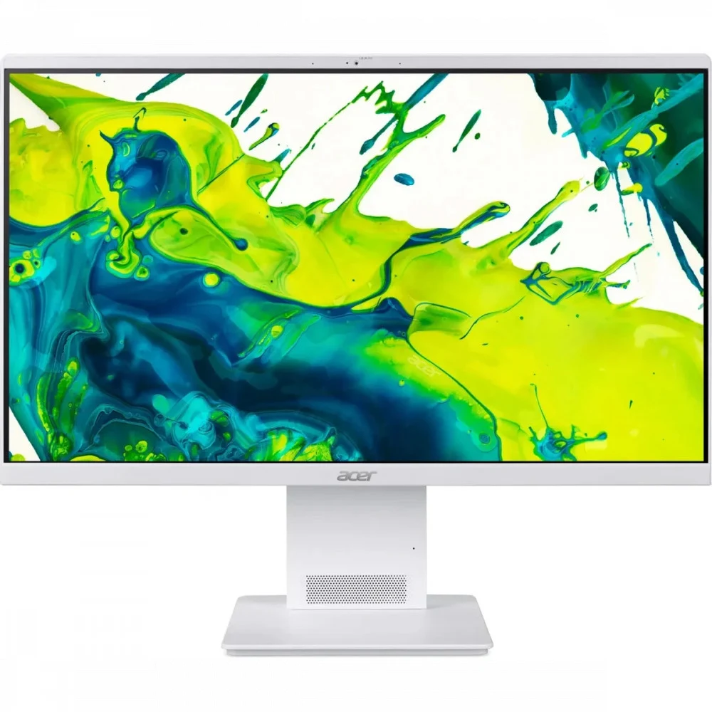 Моноблок Acer Aspire S24B-GMTL-U 23.8" Full HD Core Ultra 7 155U (1.7) 16Gb SSD512Gb Arc graphics Eshell GbitEth WiFi BT 90W клавиатура мышь Cam белый 1920x1080