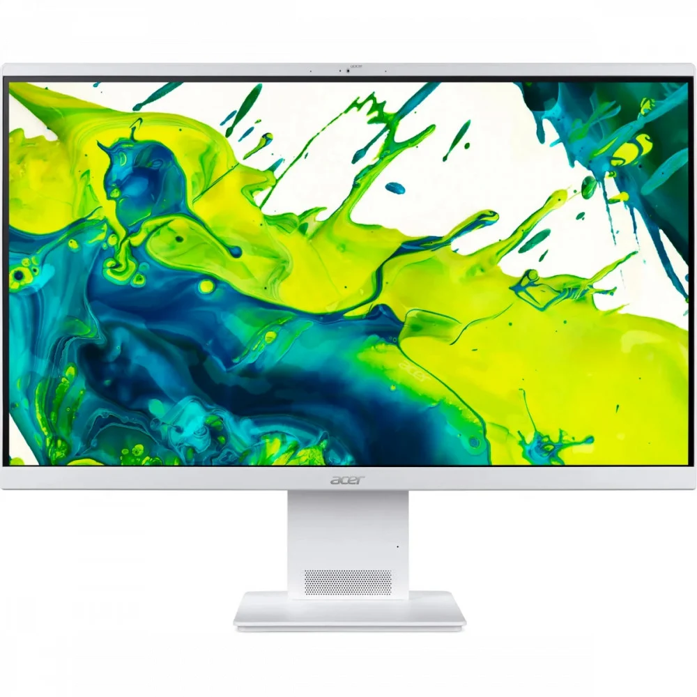 Моноблок Acer Aspire S27B-UGMTL-U 27" Full HD Core Ultra 7 155U (1.7) 16Gb SSD512Gb Arc graphics Eshell GbitEth WiFi BT 90W клавиатура мышь Cam белый 1920x1080