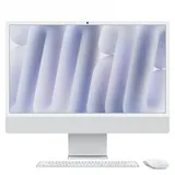 Моноблок Apple iMac A3137, 23.5" 4.5K, Apple M4/16GB/512GB/10 Сore GPU/MacOS/Silver