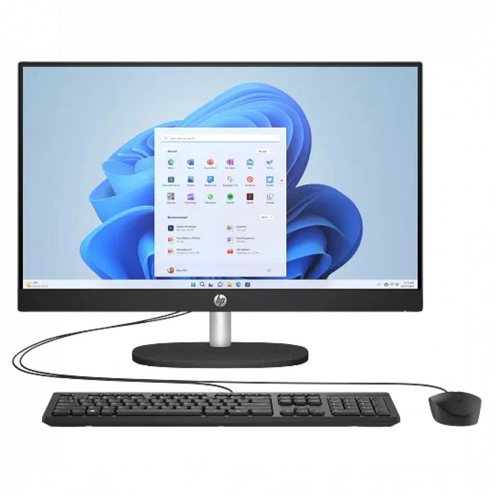 Моноблок HP All-in-One 24-cr0055ci, 23.8"FHD, Intel N200/8GB/512GB/UHD Graphics/W11SL