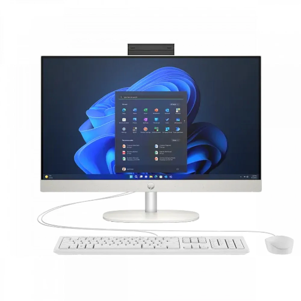 Моноблок HP ProOne 240 G10,i5-1334U,23.8" FHD IPS 250,16GB D4,512G SSD,DOS,3yw NBD,125 wht kbd+mse,WiFi6+BT5.3