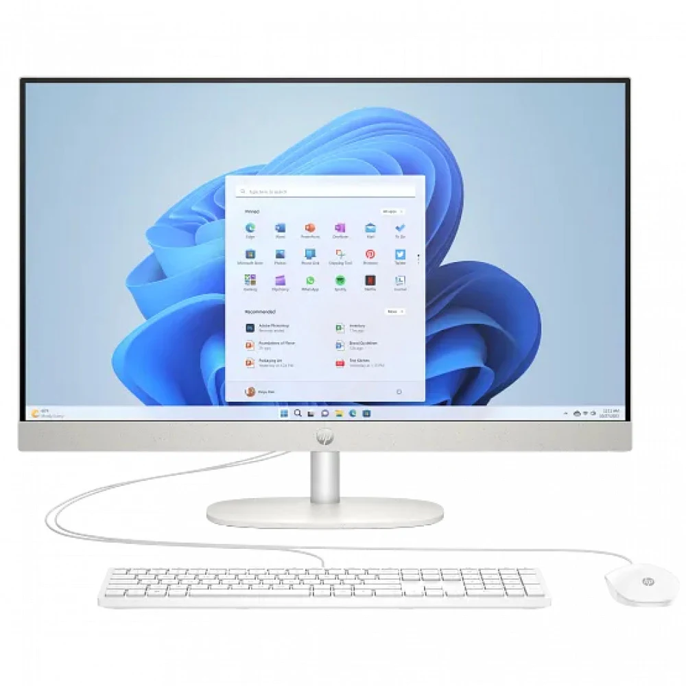Моноблок HP All-in-One 27-cr0066ci, 27"FHD, Ryzen 5 7520U/8GB/512GB/Radeon Graphics/DOS