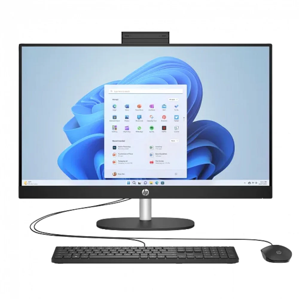 Моноблок HP All-in-One 27-cr0067ci, 27"FHD, Ryzen 5 7520U/8GB/512GB/AMD Radeon 610M/DOS
