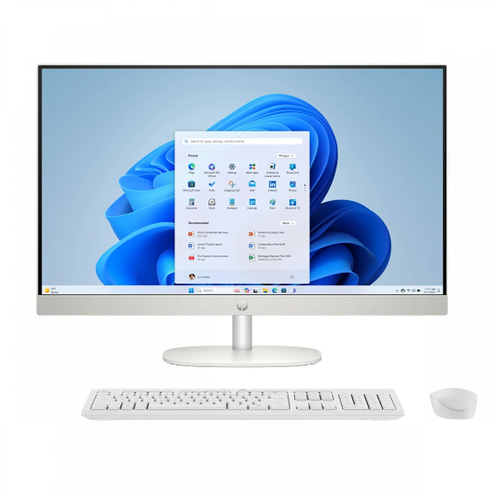 Моноблок HP 27-cr2104ci, 27"FHD, Core Ultra 5 225U/8GB/512GB/Intel Graphics/DOS