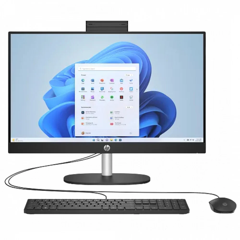 Моноблок HP All-in-One 24-cr0092ci, 23.8"FHD, Ryzen 7 7730U/16GB/512GB/Radeon Graphics/DOS
