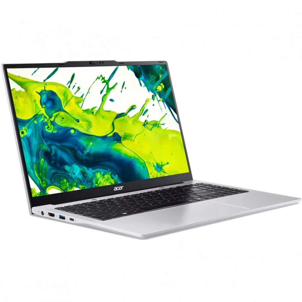 Ноутбук Acer Aspire Lite AL15-72P-76WK Core i7 13620H 16Gb SSD512Gb Intel UHD Graphics 15.6" IPS FHD (1920x1080) без ОС silver WiFi BT Cam 5100mAh (NX.D5HEM.001)