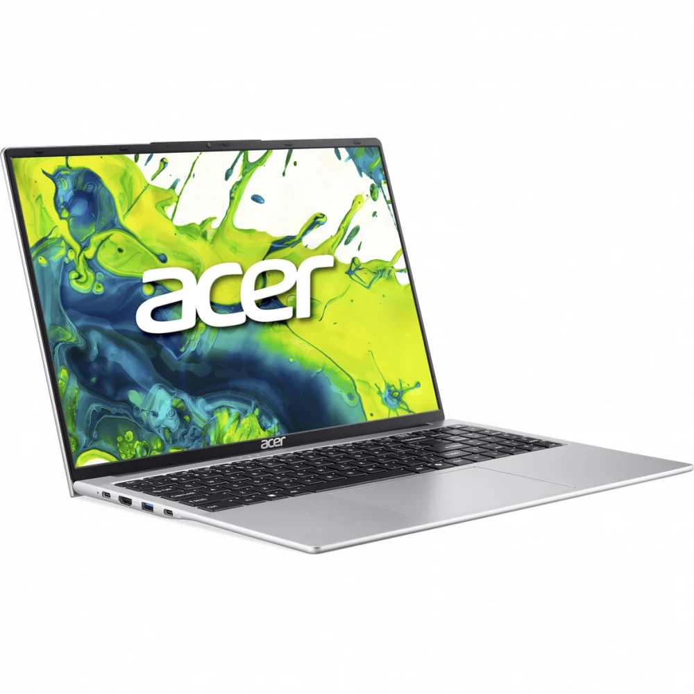 Ноутбук Acer Aspire Lite AL16-54P-59ZA Core 5 120U 32Gb SSD512Gb Intel Graphics 16" IPS WUXGA (1920x1200) без ОС silver WiFi BT Cam 5100mAh (NX.DJ8CD.001)