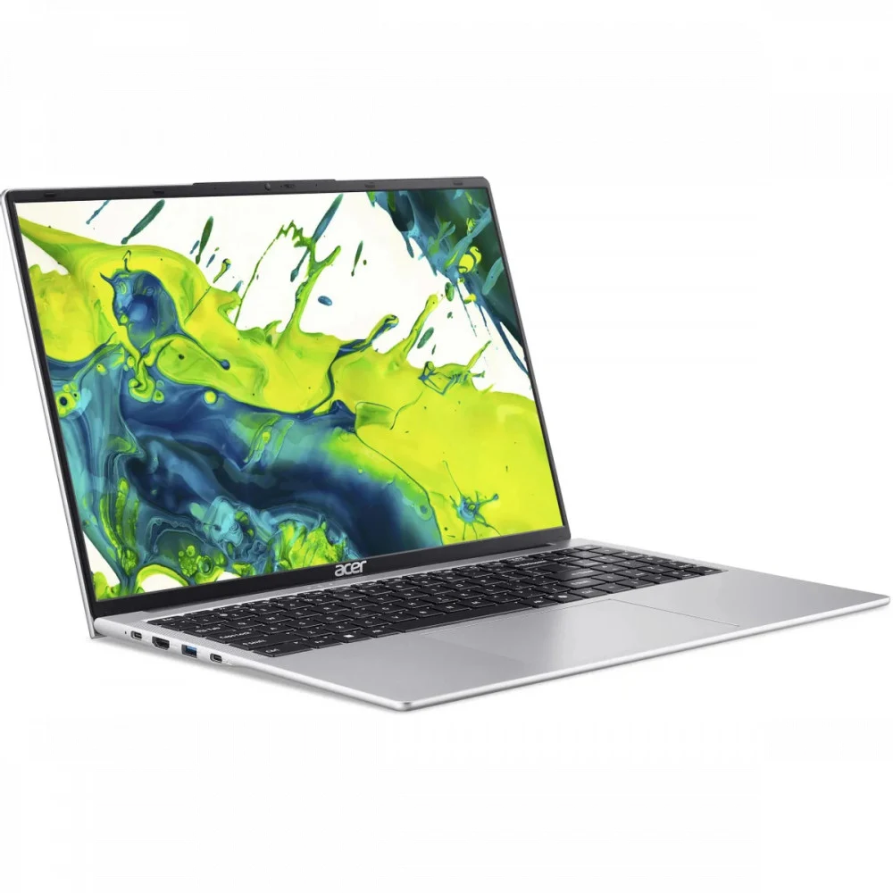 Ноутбук Acer Aspire Lite AL16-54P-763P Core i7 1355U 16Gb SSD512Gb Intel Graphics 16" IPS WUXGA (1920x1200) без ОС silver WiFi BT Cam 5100mAh (NX.DK6CD.004)