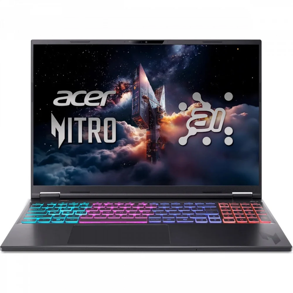 Ноутбук Acer/Nitro 16S AI/AN16S-61-R2QL/1г/Ryzen AI 9/365/2 GHz/32 Gb/PCIe NVMe SSD/1024*1024 Gb/No ODD/GeForce/RTX 5070/8 Gb/16 ''/2560x1600/Без опер